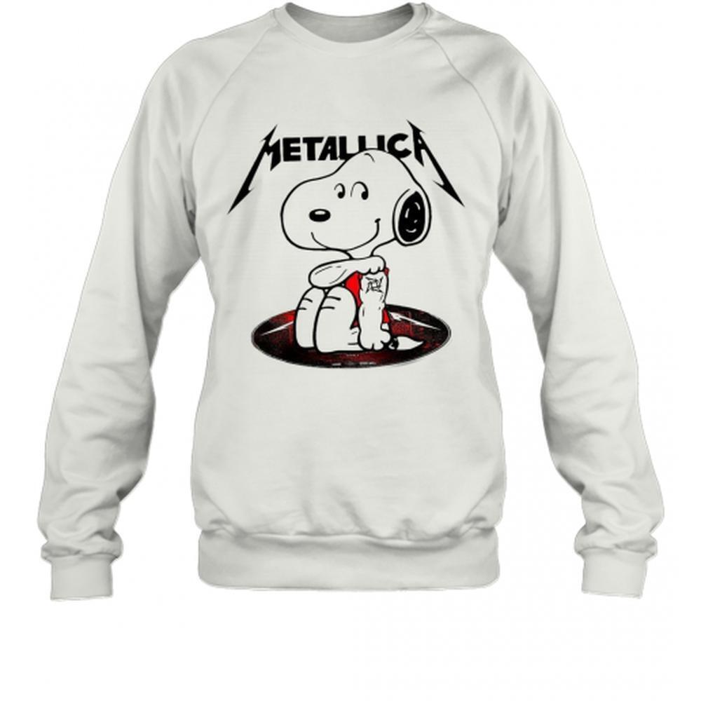 Snoopy Tattoo Metallica T-Shirt